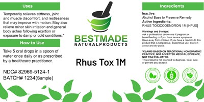 Rhus - Rhus Tox 1M